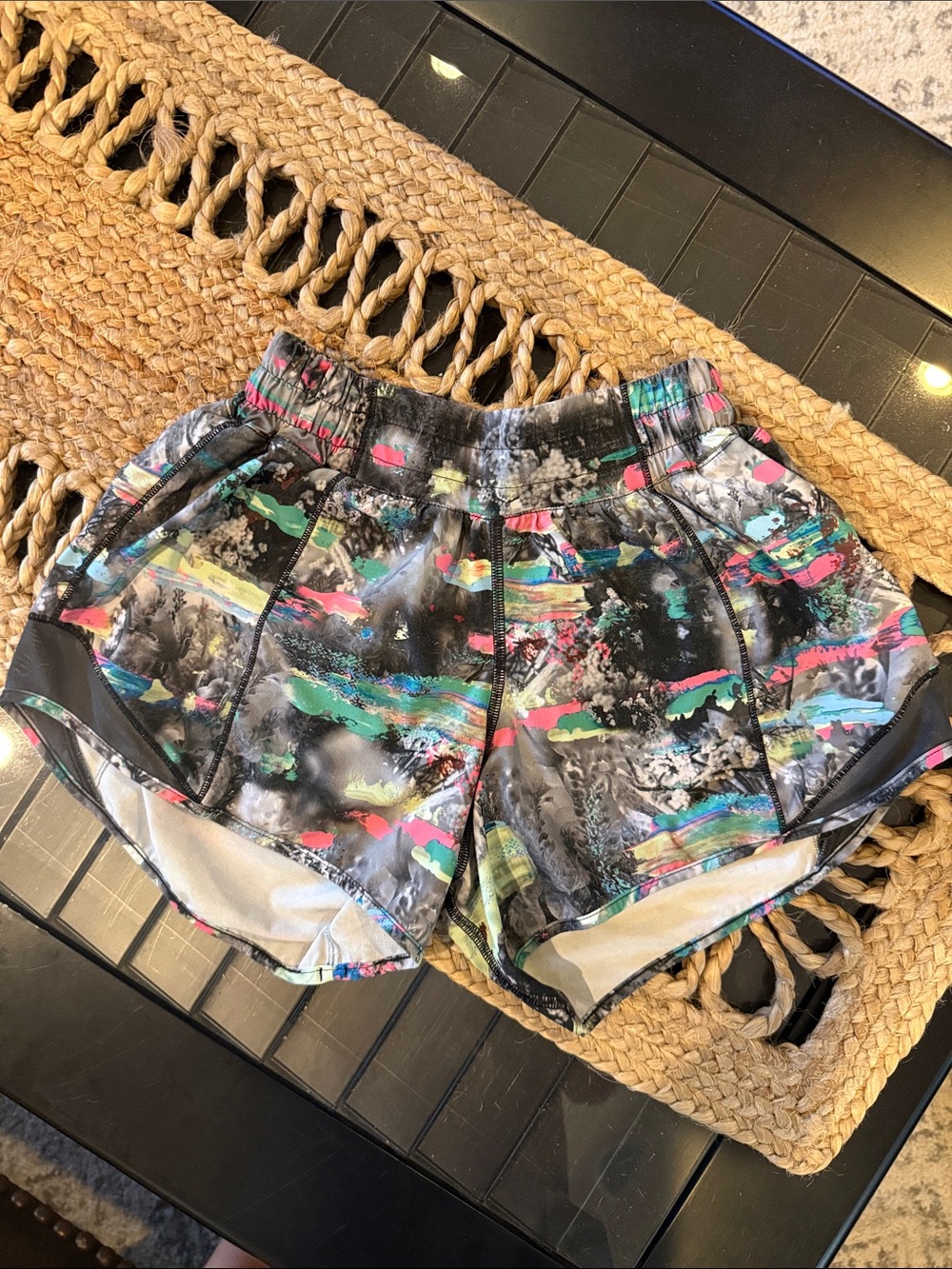 lululemon athletica Multicolor Abstract Athletic Shorts